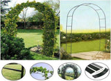 Metal Garden Arch Trellis Iron Plant Support Outdoor Climbing V178-66754