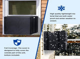Cheers.US Window Air Conditioner Cover Outdoor, Outside Window AC Unit Cover Black Dust-Proof V1189-WXFWAL-20260319-01242