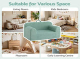 Artiss Sofa Foam Couch with Carry Handle Mint Green SBED-M-KIDS-TEDY-GN