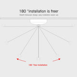 Stainless Steel Indoor Clothesline Punch Free Bathroom Clothesline Wire Rope Stealth Telescopic V1294-YM0717-10097278