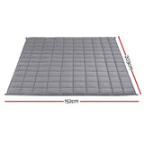 Giselle 9KG Weighted Blanket Adults Kid Anti Anxiety Gravity Blankets Sherpa Fleece WBLANKET-DUAL-203-9KG