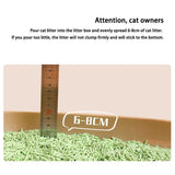 Dust-Free Tofu Cat Litter Quick Clumping & Odor Control Plant-Based Deodorizer Ideal for Multi-Cat V255-CATL-10