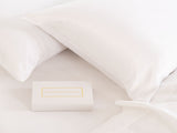 MULBERRY SILK PILLOW CASE TWIN PACK - SIZE 51X76CM - WHITE ABM-202022