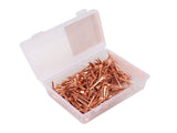 250Pcs Horseshoe Nails Copper Plated Rustproof Equestrian Riding Equipment Pet Supplies 47.5mm E4 V1294-YM0706-3111230194812