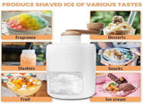 Shaved Ice Machines and Snow Cone Machine-Portable Ice Crusher and Shaved Ice Machine with Ice Cube V1192-AZ-W-2532