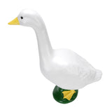 Garden Goose Statue Resin Lifelike Large Size White Goose Sculpture Ornament for Pool Yard Outdoor V1294-YM0901-3111250063511