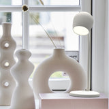 Kreafunk Ellie Lamp W/ Qi Charger And Bluetooth Speaker - White V398-KFEW01
