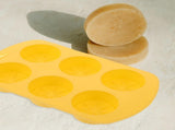 HOOWIFFY Silicone Baking Mold Lemon Slice Shaped for Soap Making Yellow 3Pcs V1189-WXFWAL-20260326-02271