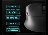 Tri-Mode Wireless Gaming Mouse with 8000Hz Polling Rate, PAW3950 Sensor & Magnetic Charging V888-ELOSUNG35685