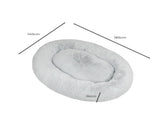 TheNapBed 1.8m Human Size Pet Bed Fluffy Grey PT1165-GY