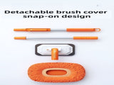 Orange 21&deg Curved Car Wash Mop and Snow Scraper with 180&degRotating Detachable Pole & 2 x Extra Large V888-ELOSUNG52116