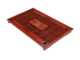 Chinese Style Kongfu Tea Tray Wooden Teaboard Drainage Water Storage Serving Tray Orchid Pattern V1294-YM0703-3118230040312