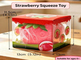 Large SlowRebound Dough Squeeze, Squish Fidget Stress Reliever, 16cm Strawberry Decompression V1221-XM-LB5334-ZS185