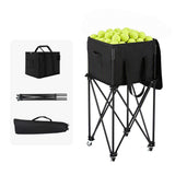 Everfit Foldable Tennis Hopper Stand with Wheels Holds Up to 150 Balls BSR-A-TENNIS