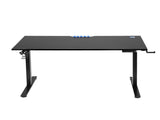 Artiss Electric Standing Desk Height Adjustable Gaming Desk Home Office 140cm HASD-ET156E-GAME-BK-AB