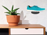 1 Set of Floating Shoes Rack Acrylic Wall Mount Decorative Wall for Sports Shoes Home Use Black for V1370-AZ4-14907