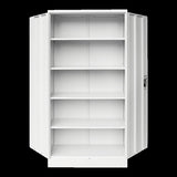 Two-Door Shelf Office Gym Filing Storage Locker Cabinet Safe V63-759835