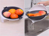 Multifunction Rotate Food Vegetable Cutter Chopper with Drain Basket Large Capacity Portable Kitchen V1294-YM0523-3118220018411