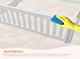 Rooster Farms 1.15m PVC Dog Play Pen Extension for Whelping Box 3 Side Enclosure V238-SUPDZ-41965104693328