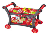 Red Children's Pretend Play Kitchen Cart Set with Toys - Roleplay Cooking Set with Accessories V888-ELOSUNG21175