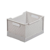 Foldable Plastic Baskets Stackable Multifunction Portable Hollow Plastic Storage Crates Organizer V1294-YM0901-3117240230911