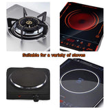 Double Ear 304 Stainless Steel 36cm Non-Stick Stir Fry Cooking Kitchen Wok Pan with Lid Honeycomb V255-36CM-EAR-LID