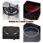 Double Ear 304 Stainless Steel 38cm Non-Stick Stir Fry Cooking Kitchen Wok Pan with Lid Honeycomb V255-38CM-EAR-LID