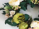 Peony Flower Garland Front Door Decoration Flower Lintel Pendant Imitation Flower Wall Decoration V1294-YM0715-211201LW03-3