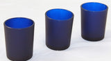 40 Pack Blue Frosted Votive Tealight Candle Holders House Party Centerpiece Xmas Wedding Decor V382-BLUFHX40