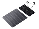 20W 18V Solar Panel Exhaust Fan Photovoltaic Vent Fan for Shed Chicken Coop Dog House Greenhouse V1294-YM0901-3114240108311