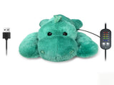 USB-Powered Dinosaur Plush Heating Pillow Soft, Cuddly, and Warm for Cozy Lounging at Home, V1341-ZY-H78EDCM7-GREEN