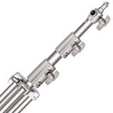 3Pcs 260cm Heavy Duty Stainless Steel Light Stand for Photo and Video V571-328453949393