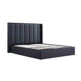 Gas Lift King Bed Frame MDF in Black V43-BED-PRD-K