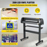 28 Inch Vinyl Cutter Machine With Floor Stand Vinly Sign Cutting Plotter Starter Bundle Kit Software V952-KZJ-720SDJC000001V3