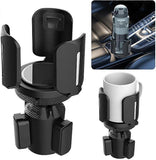 Adjustable Car Cup Holder Expander - Adapter Fits 2.95in Bottles or Cups V1263-JX-4398