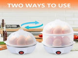 Electric Egg Cooker 14 Eggs Capacity with Timer and Automatic Shut-Off 350W Double Layer V1258-DP02-BOL-394