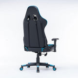 Gaming Chair Ergonomic Racing chair 165&deg Reclining Gaming Seat 3D Armrest Footrest Pink White V255-GCHAIRPK-32