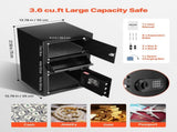 3.6 Cubic Feet Drop Safe, Large Capacity Front Drop Slot Safe Box with Digital Keypad, Heavy Duty 3 V952-TDSBXJ1378131EP8M001V9