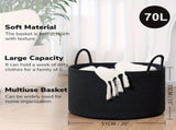 woven laundry basket, durable laundry basket, spacious laundry hamper, stylish laundry storage, V1106-123-40720