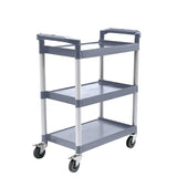 SOGA 3 Tier Food Trolley Portable Kitchen Cart Multifunctional Big Utility Service with wheels FOODCART1522