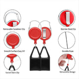 24Pcs 6 Colors Plastic Retractable Keychain Easy Release Buckle Lighter Holder Stretchable Lighter V1369-AZ3-W-11817