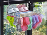 Drying Rack - 36 Stainless Steel Clips - Reinforced No Deformation - Socks and Underwear Drying Rack V1188-MS101-00937-1