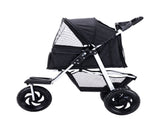 PaWz Pet Stroller Pram Dog Carrier Trailer ST1007-BK
