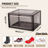 20Pcs Premium Acrylic Shoe Box Sneaker Display Storage Case Boxes Magnetic Door Au V465-86124X2