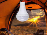 2 Pack USB Rechargeable 7W E27 LED Battery Bulbs with Remote Control and Hook V1188-MS-527-059