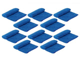 10Pcs Blue Clean Towel Square Soft Microfiber Towel Home Kitchen Cleaning Supplies V1294-YM0901-3112200131511