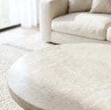Nobu Round Sculptural Stone Coffee Table - Natural Stone 70cm V355-IA-CT-NOB-NST70