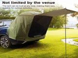 Car Trunk Tent with Canopy - Sun/Rain-Proof Outdoor Camping Picnic Tent, Green V1308-DSZKI-594