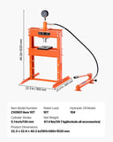 VEVOR 10 T Hydraulic Shop Press Hydraulic Press with Press Plate for Bending V952-YYYBSQCJYLJTRQRXFV0