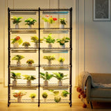 Plant Stand with Grow Light 6 Tiers 200W 59.1" Indoor Plant Grow Shelf V952-GNZWJ180CM12G2SEPV3